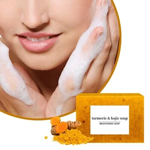1-Pack Turmeric Glow Soap - Handmade Skin Brightening with Lemon & Kojic Acid - Picture 1 of 6