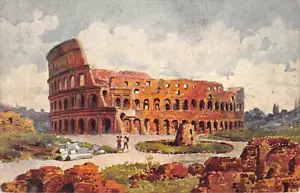 Postal FX: Pintura del Coliseo, Roma, Italia, publicada 1913 - Imagen 1 de 2