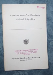 Digest American Mono-Cast Centrifugal Bell & Spigot Pipe Patterns Thickness - Imagen 1 de 1