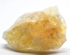 350ct Golden White Citrine Rough Point Sparkling Quartz Mineral Specimen Brazil - Picture 1 of 4