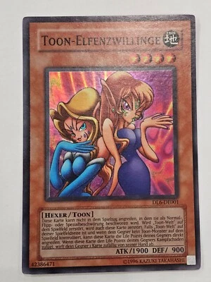 TOON GEMINI ELF●YUGIOH●DL6▪︎2004▪︎SUPER RARE●GERMAN●NM●34005 - Image 1 of 2