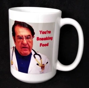 You're Sneaking Food - Pizza -  Dr. Now 12 oz Mug - Picture 1 of 4