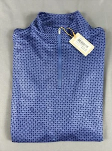 Peter Millar Golf Pullover Crown Sport Pina Skullada Print Sleeve Logo Small NWT - Picture 1 of 6