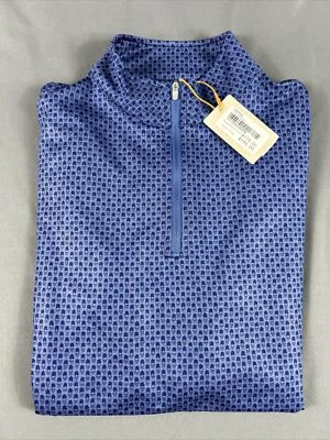 Peter Millar Golf Pullover Crown Sport Pina Skullada Print Sleeve Logo Small NWT - Image 1 of 4