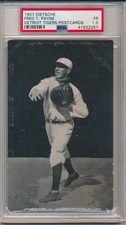 1907 DIETSCHE DETROIT TIGERS POSTCARDS FRED T. PAYNE PSA 1.5 FR