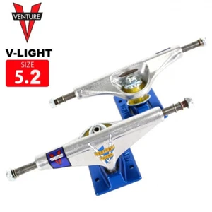 VENTURE V-LIGHTS 5.2 POLISHED BLUE(for 8.0 deck)(1pair=2pieces)SKATEBOARD TRUCKS - Picture 1 of 5