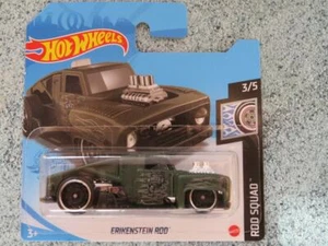 Hot Wheels 2021 #120/250 ERIKENSTEIN hot ROD green @F - Picture 1 of 2