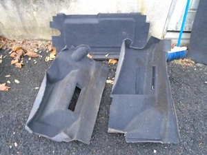 1998-2003 OEM JAGUAR XJ8 XJR Trunk Front Wall Panel & Carpet Side Covers 3 Pc - Picture 1 of 6
