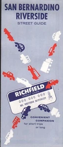 1963 Richfield Road Map: San Bernardino Riverside NOS - Picture 1 of 1