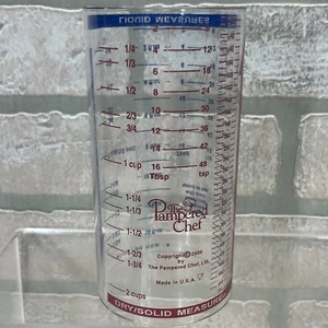 Mimado Chef Medir las 2 tazas #2225 Medición de ingredientes secos húmedos - Imagen 1 de 12