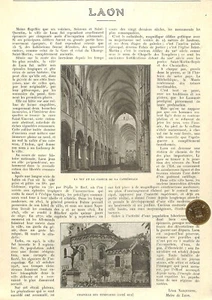 LAON ( 02 ) ARTICLE DE PRESSE PAR LÉON NANQUETTE, MAIRE 1924 - Foto 1 di 1