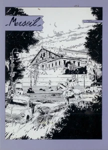 CRESPIN L'ESCALIER DE LA GARE SAINT CHARLES  CARTE POSTALE MARSEIL BD 1987 - Picture 1 of 2