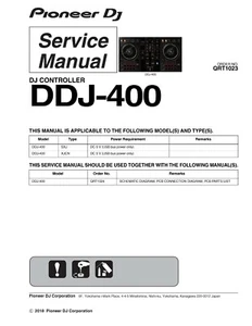 Service Manual-Anleitung für Pioneer DDJ-400  - Picture 1 of 1