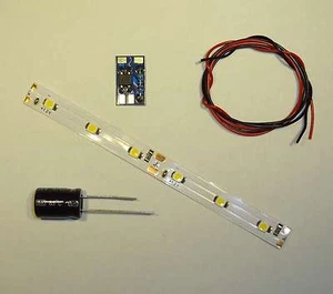 10cm led Wagen Beleuchtung Bausatz, Waggonbeleuchtung, analog & digital - E902 - Bild 1 von 1