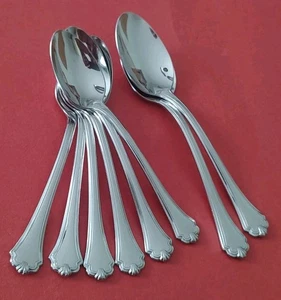 8 pezzi Oneida USA MIDTOWNE acciaio inox 6 cucchiaini 2 cucchiaini zuppa spedizione gratuita - Foto 1 di 9