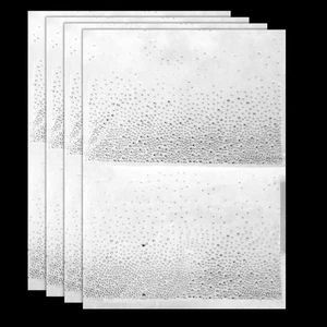 4 Blatt Strass Transfer Blätter Bügelbild Strasssteine für Kleidung Bling Bügeln - Bild 1 von 8