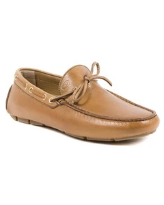 Dee Ocleppo Driving Loafer Tan Leather Men Brown Moccasins - Picture 1 of 4