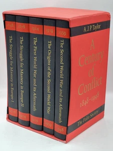 A Century of Conflict 1848-1948 (5v.) - AJP Taylor - Folio Society - 1998 1st ed - Picture 1 of 24