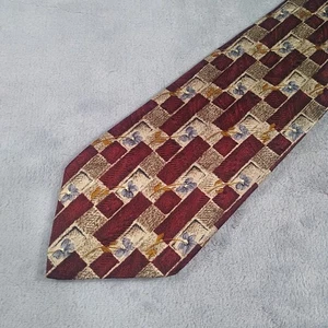 Robert Talbott Best Of Class Silk Tie Red Cream Floral Pattern - Picture 1 of 7