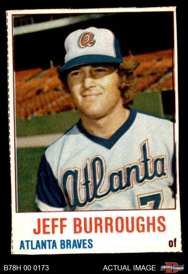 1978 Hostess #61 Jeff Burroughs Braves 2 - GOOD - Image 1 of 1