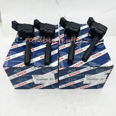 4x Ignition Coil For VW Tiguan Porsche Panamera Audi Q3 Q7 CJE 06H905110G Bosch Foto 1 de 4