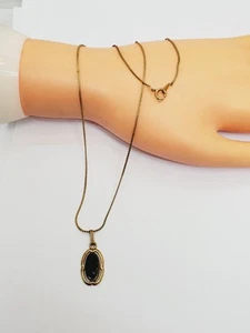 Vintage 1/20 - 12k Gelbgold Anhänger & Kette (27) - Bild 1 von 8