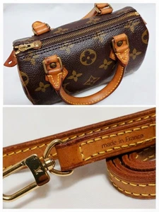 Louis Vuitton Mini Speedy Monogram mit Armband aus Japan gebraucht  - Bild 1 von 12