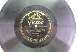 Fred Van Eps - VICTOR 17033 - Red Pepper - A Spicy Rag  - Banjo Solo's - Picture 1 of 2