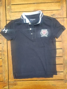 Tommy Hilfiger Kids Polo Shirt, Kids Unisex, Dunkelblau, 128 - Bild 1 von 7