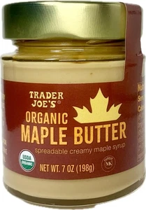 Trader Joe's 7 oz Organic MAPLE BUTTER Spreadable Creamy Maple Syrup *BB 8/2028* - Picture 1 of 3