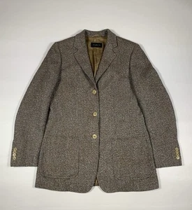 Isaia Napoli Coat Blazer Men EU 44 Lana Cotton Luxury Jacket - Picture 1 of 12