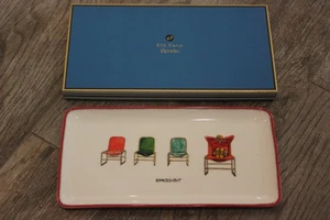 Kit Kemp Spode Doodles Sammlung Sandwichplatte 12"x6". Neu. Geschenk verpackt. - Bild 1 von 5