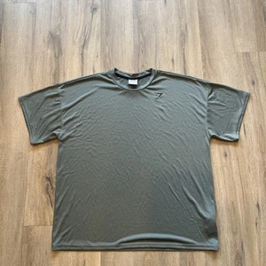 GymShark Shirt Men Large Grey Green Athleisure Performance Gym Shark Athletic - Picture 1 of 12