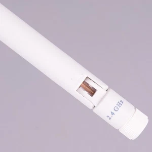 1PC 2.4GHz white WiFi antenna 5dBi aerial RP SMA male connector 2.4g antennaT.Z0 - Picture 1 of 8