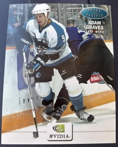 (2) Adam Graves 8.5x11" San Jose Sharks 2003 Game Day Players Cards - Picture 1 of 2