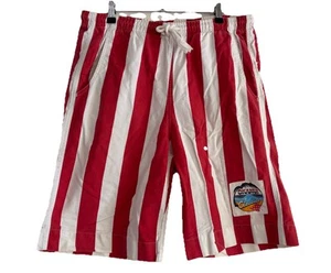 Okanui Classics Men’s Shorts Stripe Size M Medium Cotton Surf Rare Vintage Logo - Picture 1 of 14