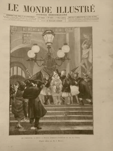 1860 1900 Carnival France & Europe 31 Complete Old Newspapers - Picture 1 of 24