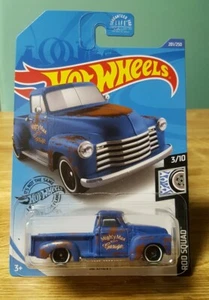 2017 Hot Wheels '52 Chevy Rusty Blue Rod Squad Series 1:64 Neu MOMC - Bild 1 von 6