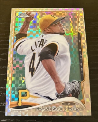 2014 Topps Chrome Francisco Liriano X-Fractor - Image 1 of 2