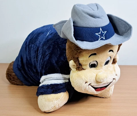 Pillow Pals Pets NFL Dallas Cowboys Mascot Rowdy with original Tag 2011 Cover