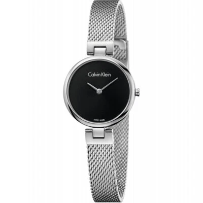 CALVIN KLEIN WOMENS CLASSIC WATCH K8G23121 BLACK DIAL - WARRANTY - RRP 239.00 - Image 1 of 2