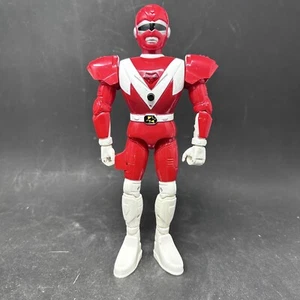Power Rangers MMPR - Clone - Red Ranger Super Sentai 8" Figure Lights Sound - Picture 1 of 6