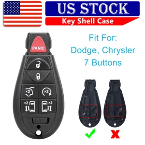 For Dodge Grand Caravan 2008 2009-2016 Keyless Key Fob Remote Case Shell Cover - Picture 1 of 12