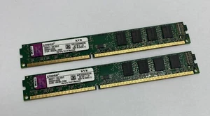 8GB Kit (2 x 4GB) Kingston KVR1333D3N9K2/8G PC3-10600U DDR3 Computer Memory RAM - Bild 1 von 3