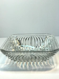 Villeroy & Boch Art Deco 9,5 x 9,5 cristallo vetro angoli rotondi ciotola quadrata LEGGI - Foto 1 di 14