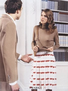 Prada Spring 2000 Perforated Tan Camel Brown Vitello Drive Shoulder Cleo Bag - Picture 1 of 21