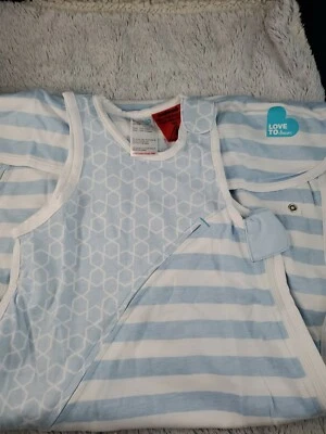 NUEVO Love To Dream Inventa Saco de Dormir Ligero Manta 4-12 meses ETAPA 3 AZUL Foto 1 de 3