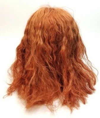 Peluca Mesariel 100 % cabello humano virgen para mujer cabello ondulado rojo 13" Foto 1 de 4