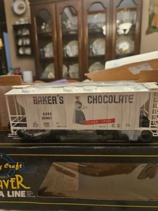 Weaver Ultra Line Baker's Chocolate PS-2 Covered Hopper O Gauge 3 Rail #31057 - Picture 1 of 2