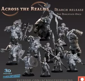 DnD The Mountain Orks Sammlung 12 Modelle - Bild 1 von 7